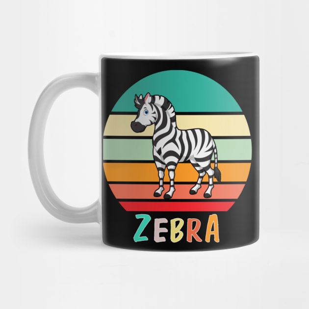 Vintage Retro Zebra by adrinalanmaji